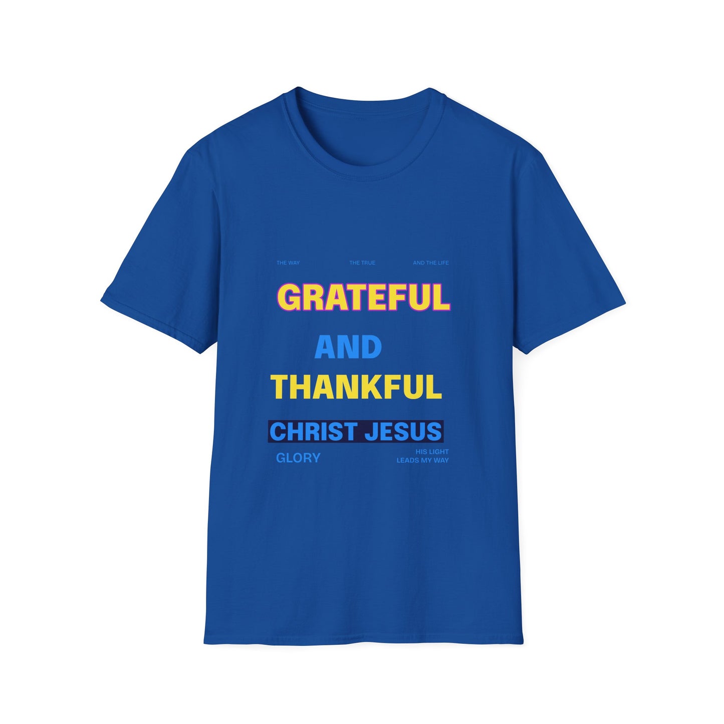 Grateful and Thankful Christian T-Shirt, Inspirational Tee, Faith Apparel, Gifts for Believers, Church Events, Casual Wear, [...]