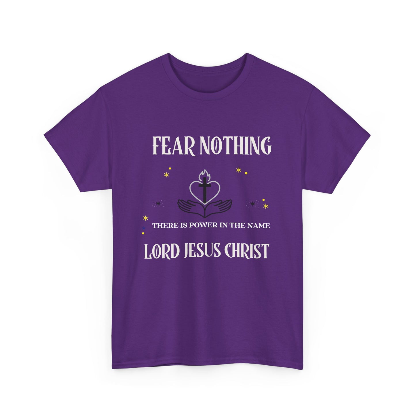 Christian Tee - Fear Nothing JESUS CHRIST