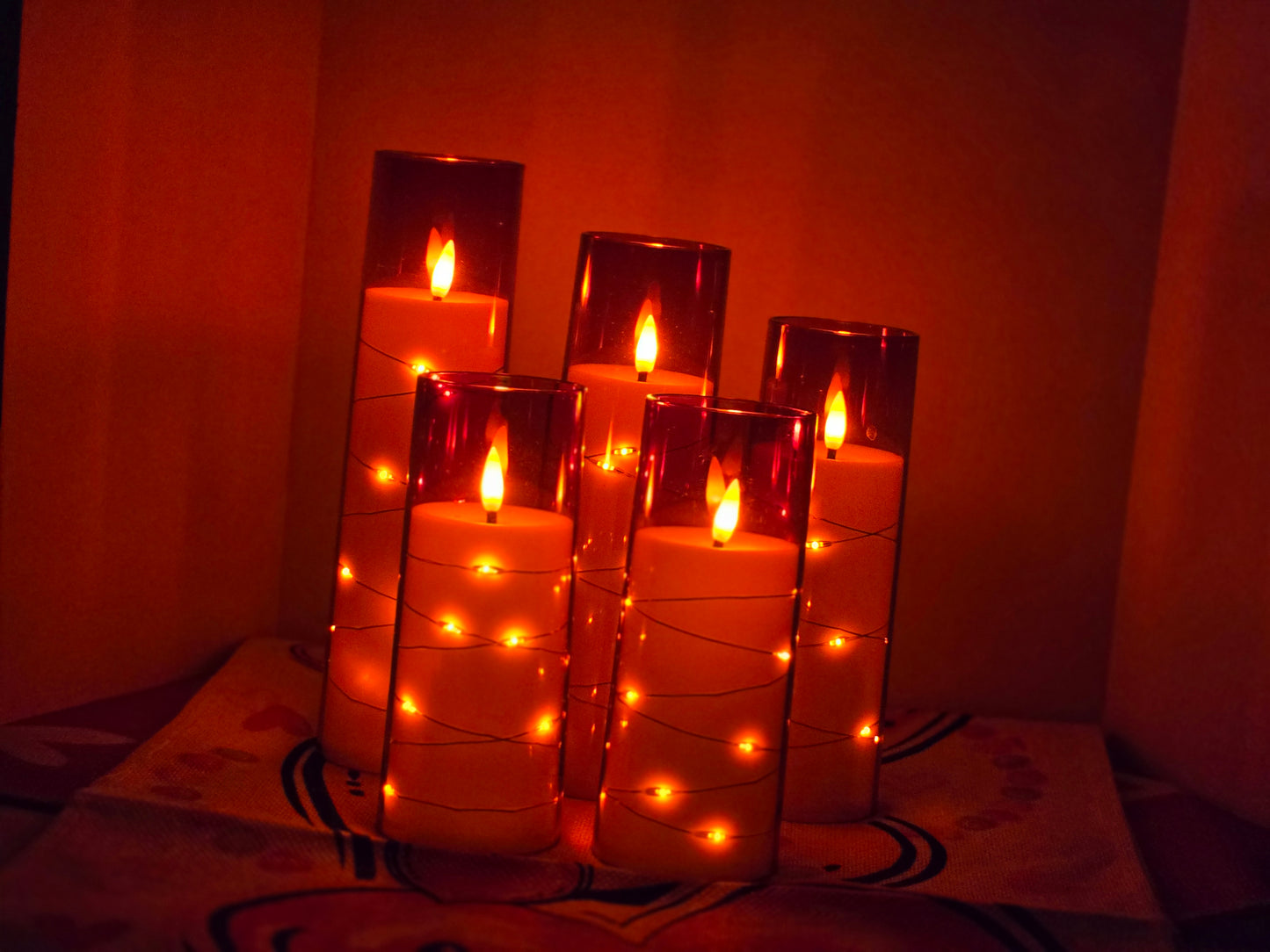 Relaxing Candle Set with Remote