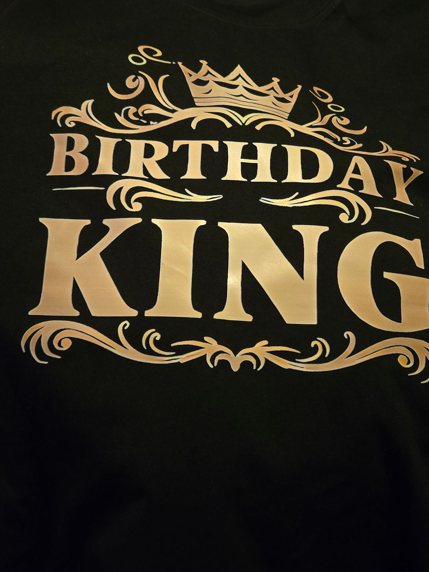 BIRTHDAY KING T-SHIRT
