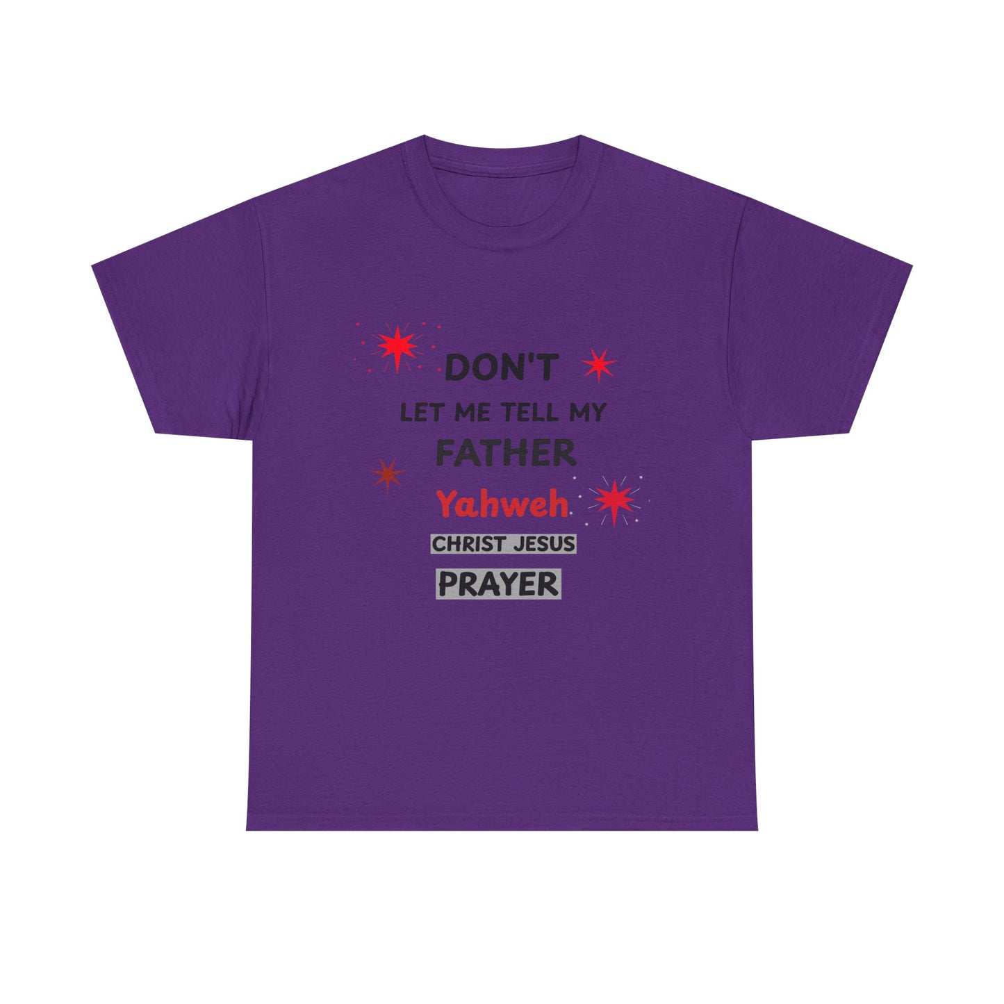 Prayer with Inspiration T-Shirt — Inspirational Faith Graphic Tee