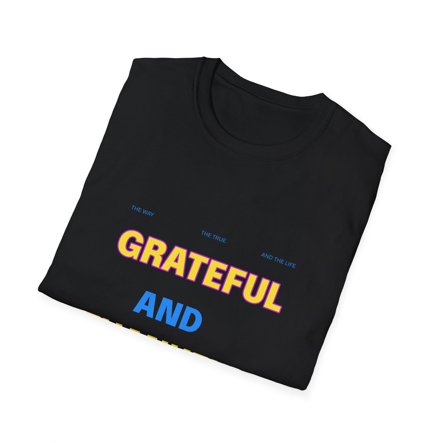 Grateful and Thankful Christian T-Shirt, Inspirational Tee, Faith Apparel, Gifts for Believers, Church Events, Casual Wear, [...]