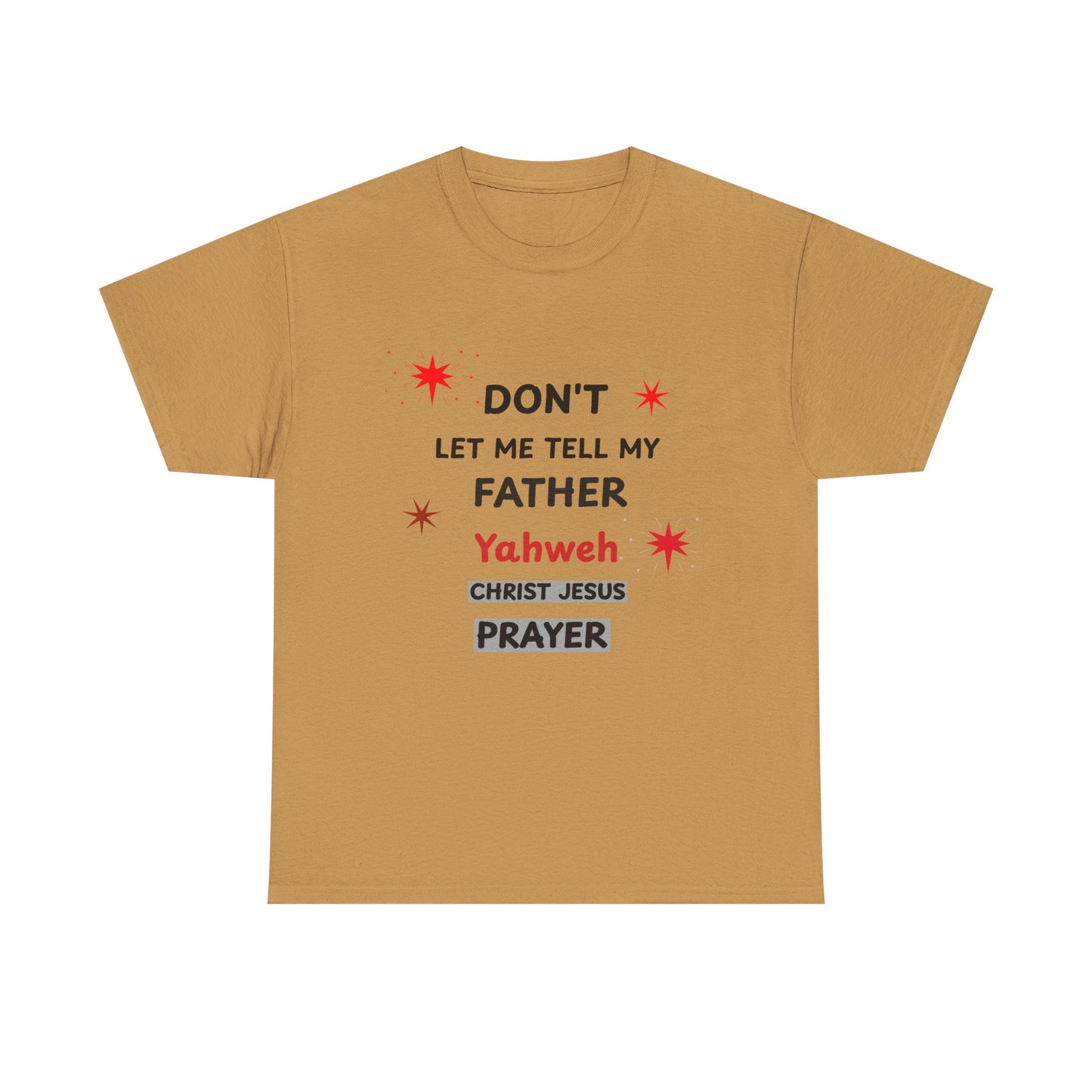 Prayer with Inspiration T-Shirt — Inspirational Faith Graphic Tee