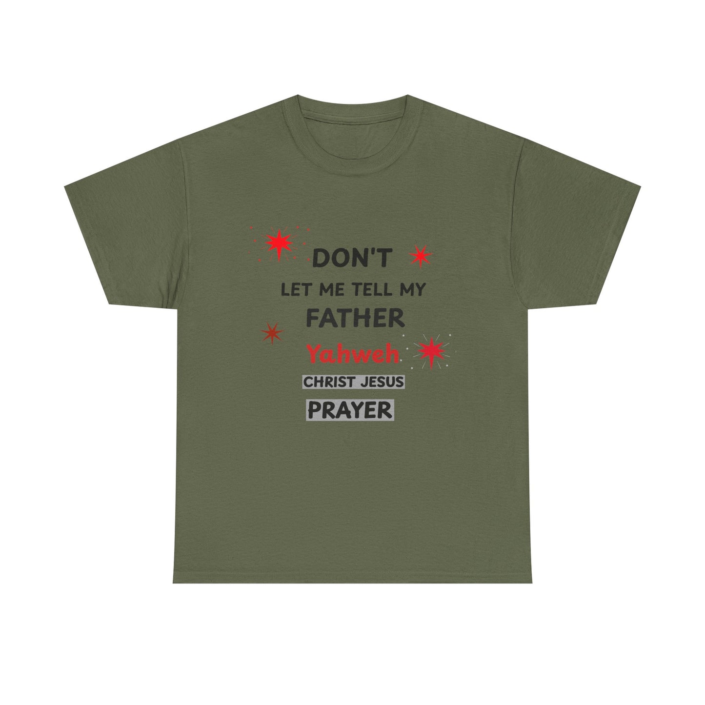 Prayer with Inspiration T-Shirt — Inspirational Faith Graphic Tee